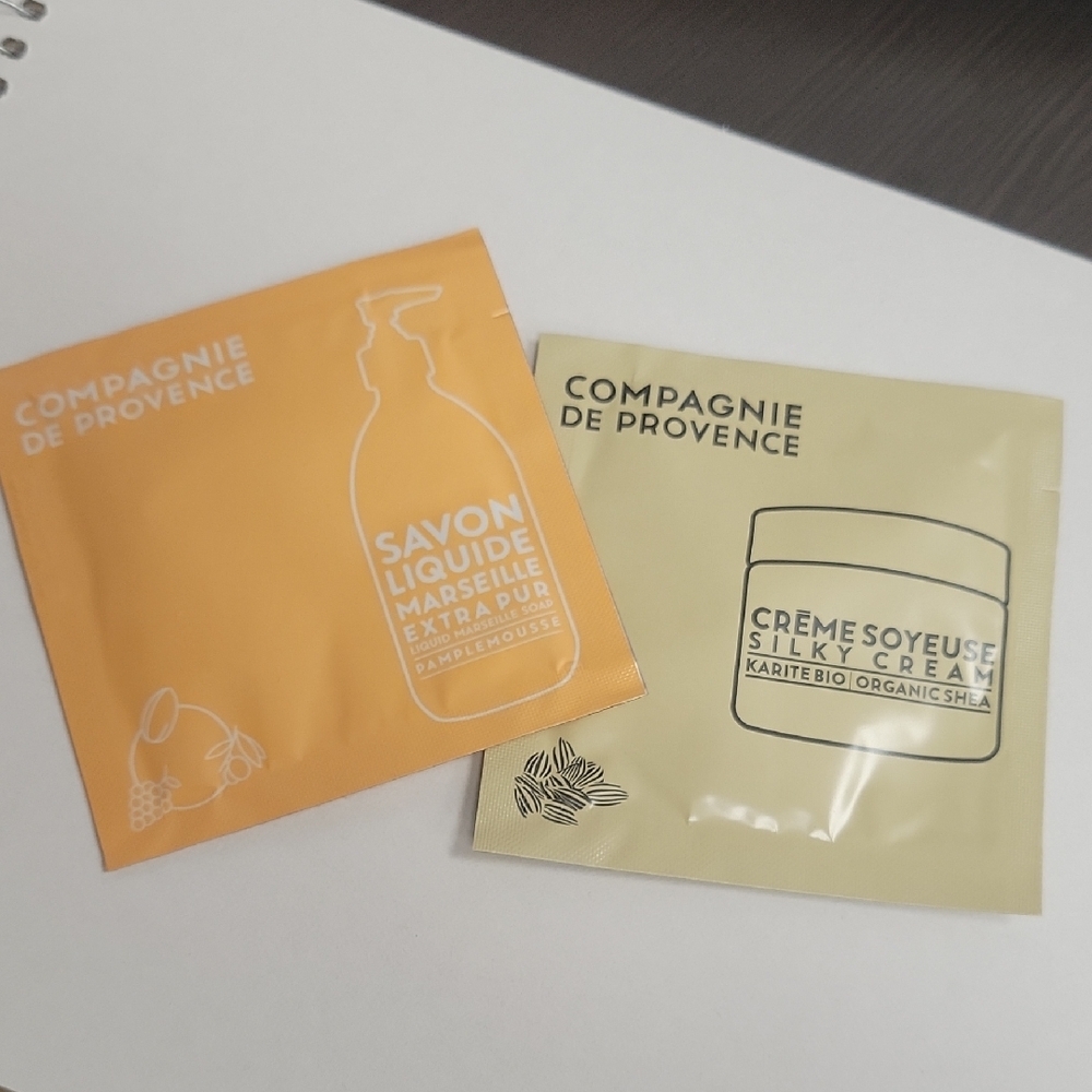 Compagnie de Provence Soap and Cream Set of 2 - 3ml Each